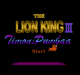 Lion King, The ROM - SNES Download - Emulator Games